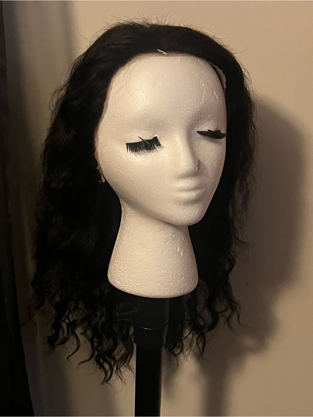 Black Natural Wave Lacefront ready to wear Women’s Wig - Unbranded